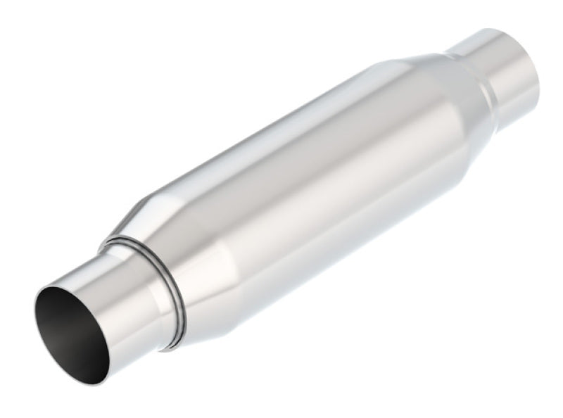 Borla CrateMuffler Resonator Option 2.25in Center/Center 3.5in Round x 10in Borla Muffler AXOPROS