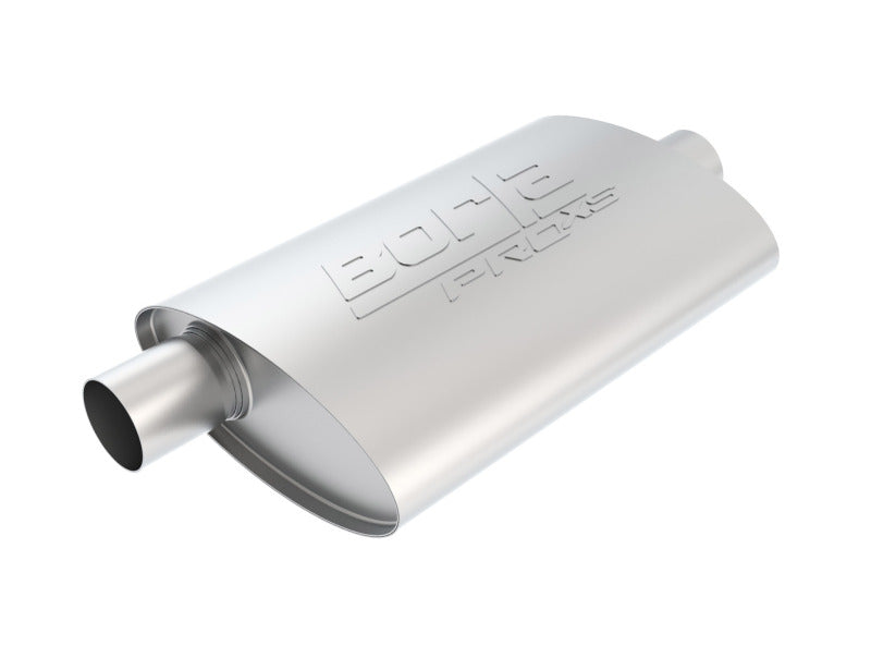 Borla Universal 2.25in Inlet/Outlet Oval Center/Offset 14in x 4in x 9.5in ProXS Muffler Borla Muffler AXOPROS