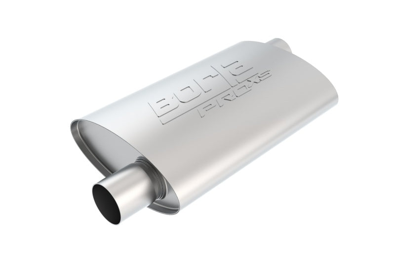 Borla Universal Pro-XS 3in Inlet//Outlet Offset/Offset 14x9 1/2 x 4 Muffler Borla Muffler AXOPROS