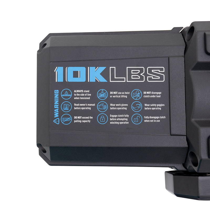 Borne Off-Road 10K Winch - Orange Synthetic Rope Borne Off-Road Winches AXOPROS