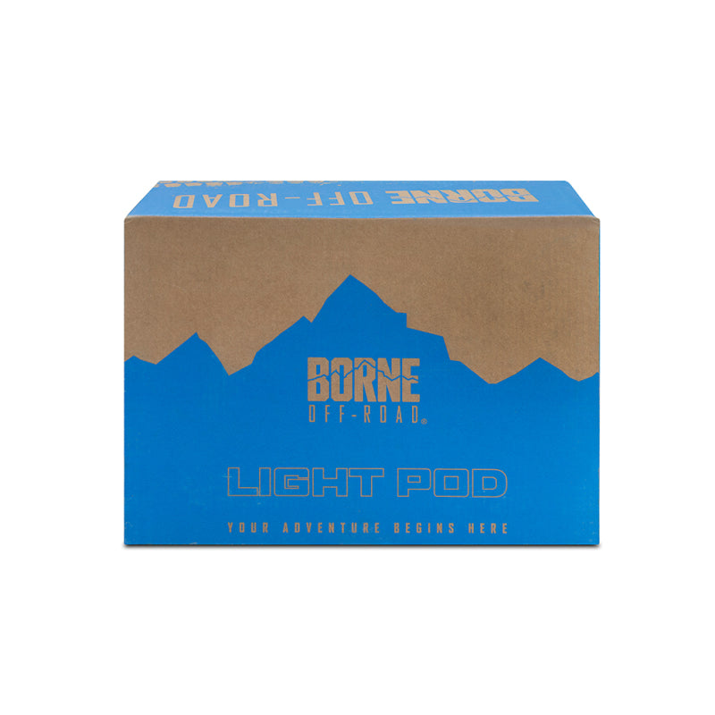 Borne Off-Road Light Pods (Kit of 2) 3x3 Flood Borne Off-Road Light Bars & Cubes AXOPROS