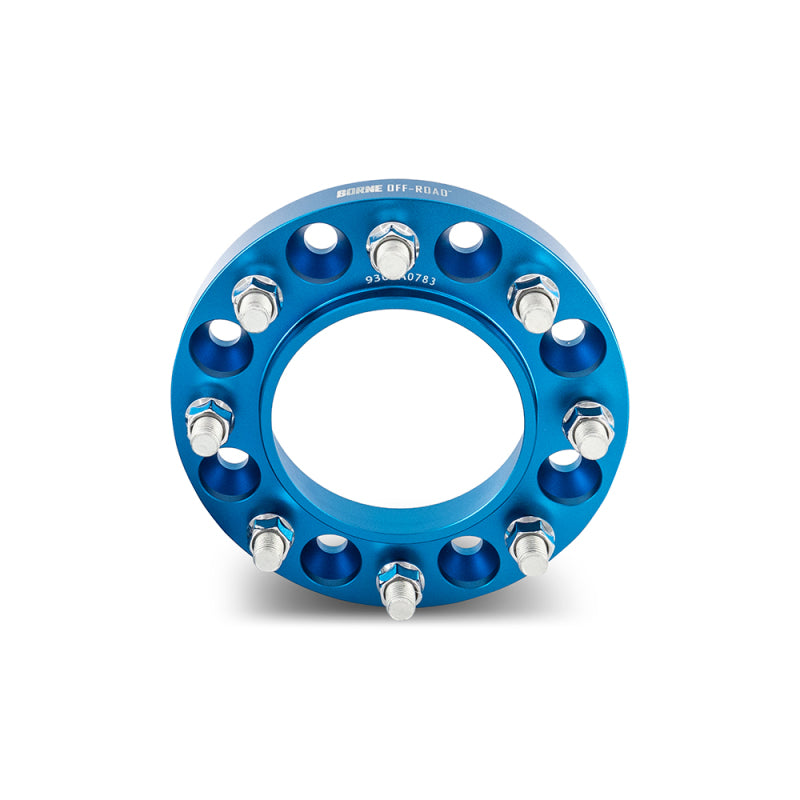 Borne Off-Road Wheel Spacers - 8X170 - 125 - 38.1mm - M14 - Blue Borne Off-Road Wheel Spacers & Adapters AXOPROS