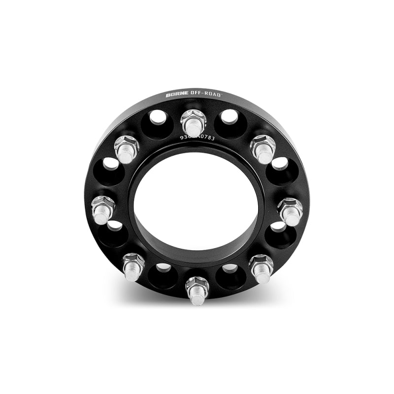 Borne Off-Road Wheel Spacers 8x180 124.1 25 M14 Black Borne Off-Road Wheel Spacers & Adapters AXOPROS