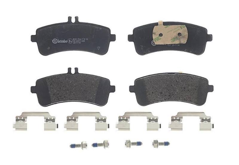 Brembo 13-19 Mercedes-Benz SL63 AMG/13-18 SL65 AMG Rear Premium Low-Met OE Equivalent Pad Brembo OE Brake Pads - OE AXOPROS
