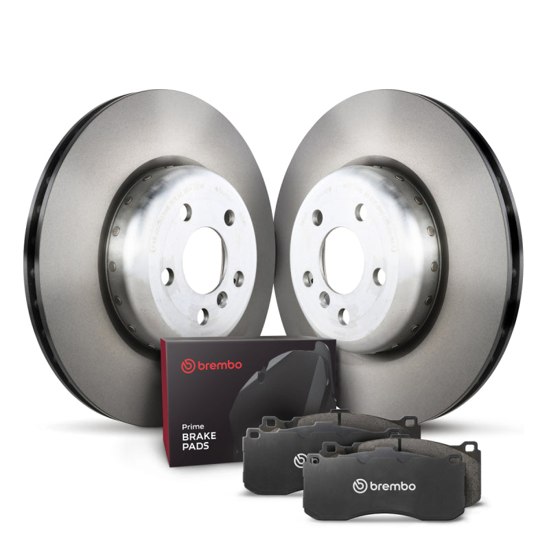 Brembo OE 18-20 BMW 530e/17-20 530i/530i xDrive 17-20/2018 540d xDrive Rear Disc Brake Kit Brembo OE Brake Rotors - OE AXOPROS