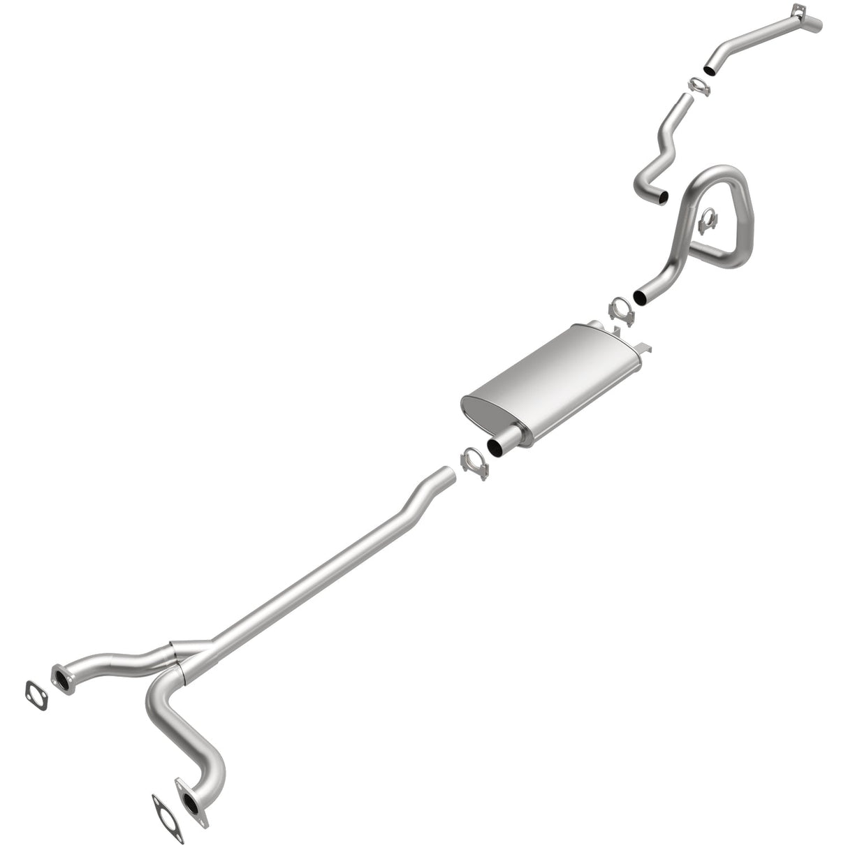 BRExhaust 1980-1988 Lincoln Direct-Fit Replacement Exhaust System BRExhaust Exhaust System Kit AXOPROS