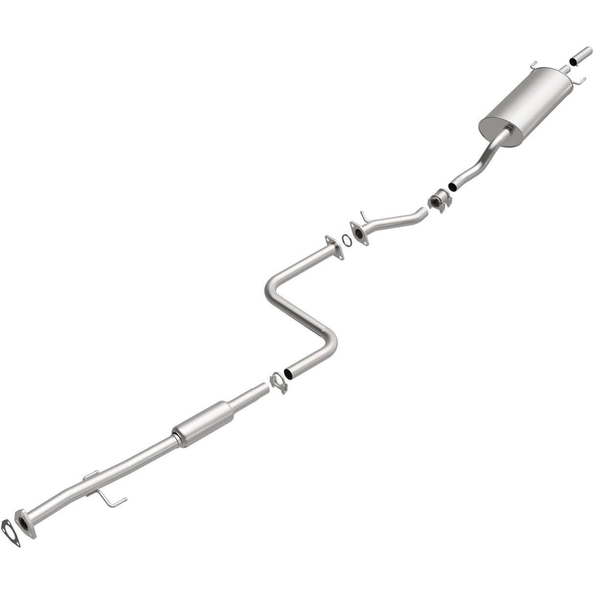 BRExhaust 1990-1993 Honda Accord 2.2L Direct-Fit Replacement Exhaust System BRExhaust Exhaust System Kit AXOPROS