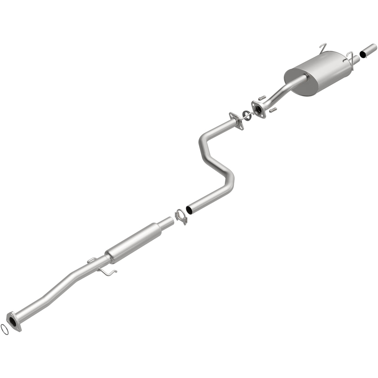 BRExhaust 1994-2001 Acura Integra 1.8L Direct-Fit Replacement Exhaust System BRExhaust Exhaust System Kit AXOPROS