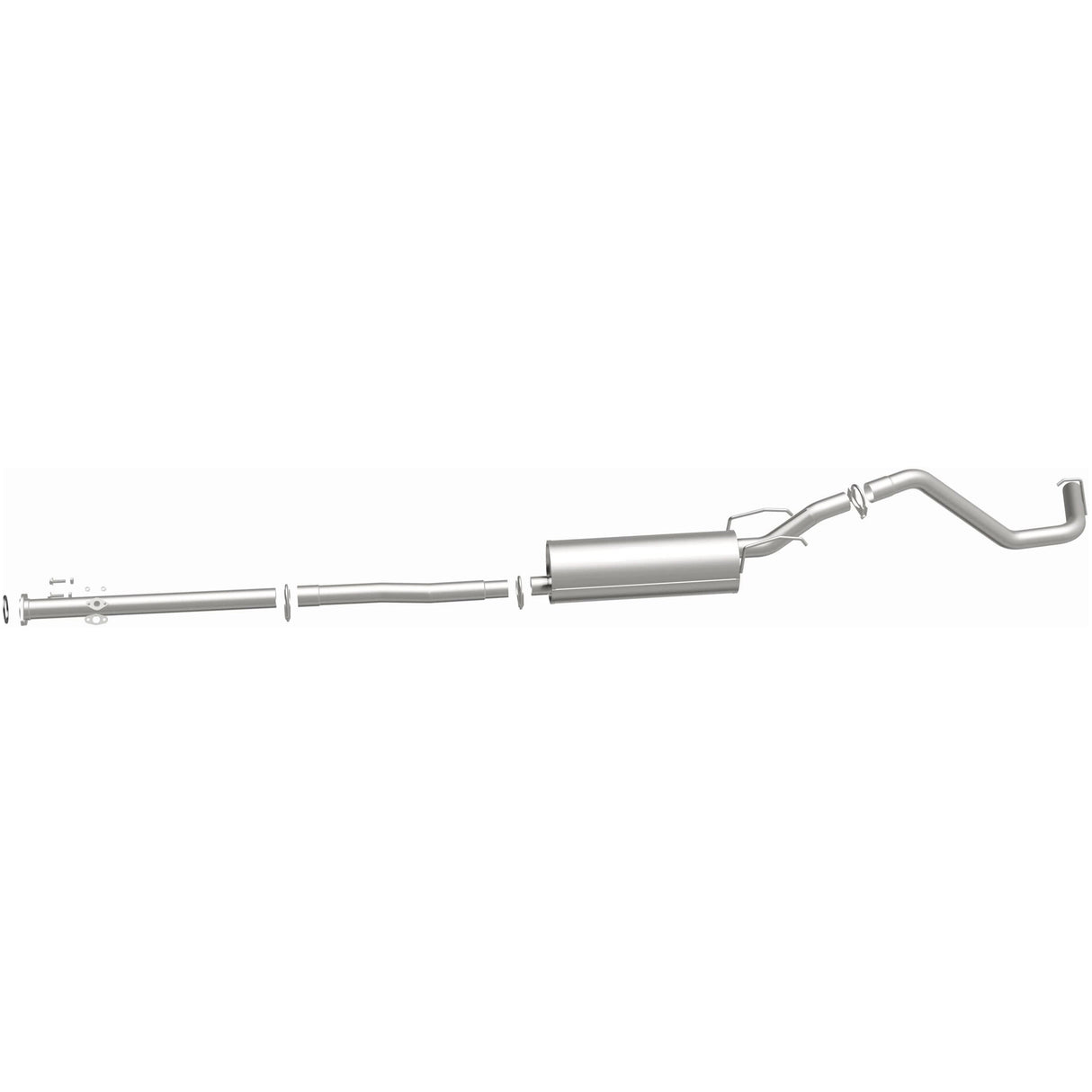 BRExhaust 1995-2000 Toyota Tacoma 2.7L Direct-Fit Replacement Exhaust System BRExhaust Exhaust System Kit AXOPROS