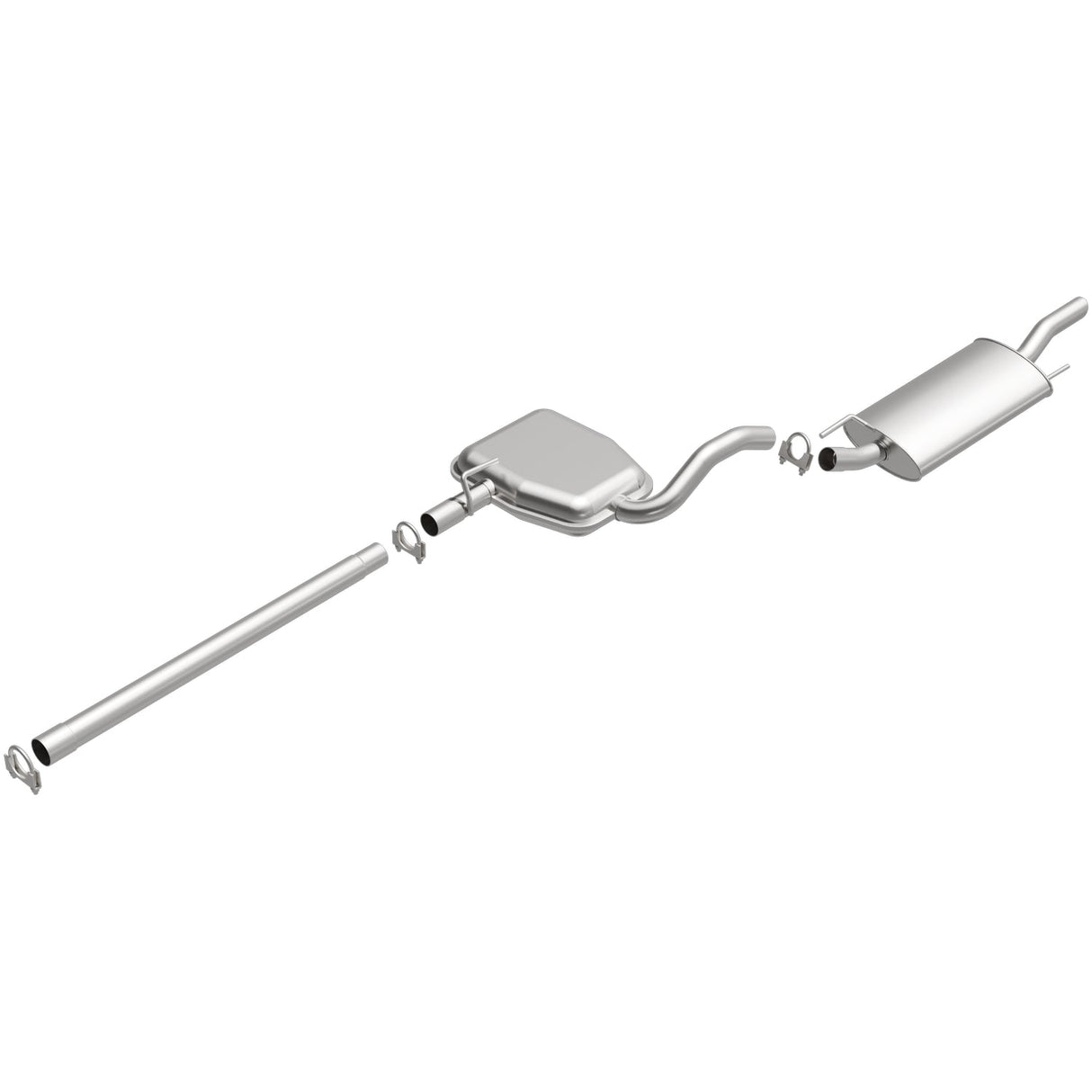 BRExhaust 1996-2002 Volkswagen Direct-Fit Replacement Exhaust System BRExhaust Exhaust System Kit AXOPROS