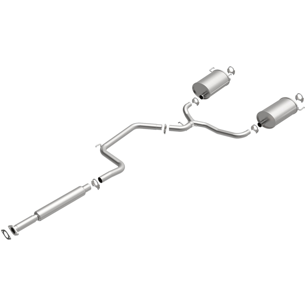 BRExhaust 1997-2002 Pontiac Grand Prix 3.8L Direct-Fit Replacement Exhaust System BRExhaust Exhaust System Kit AXOPROS