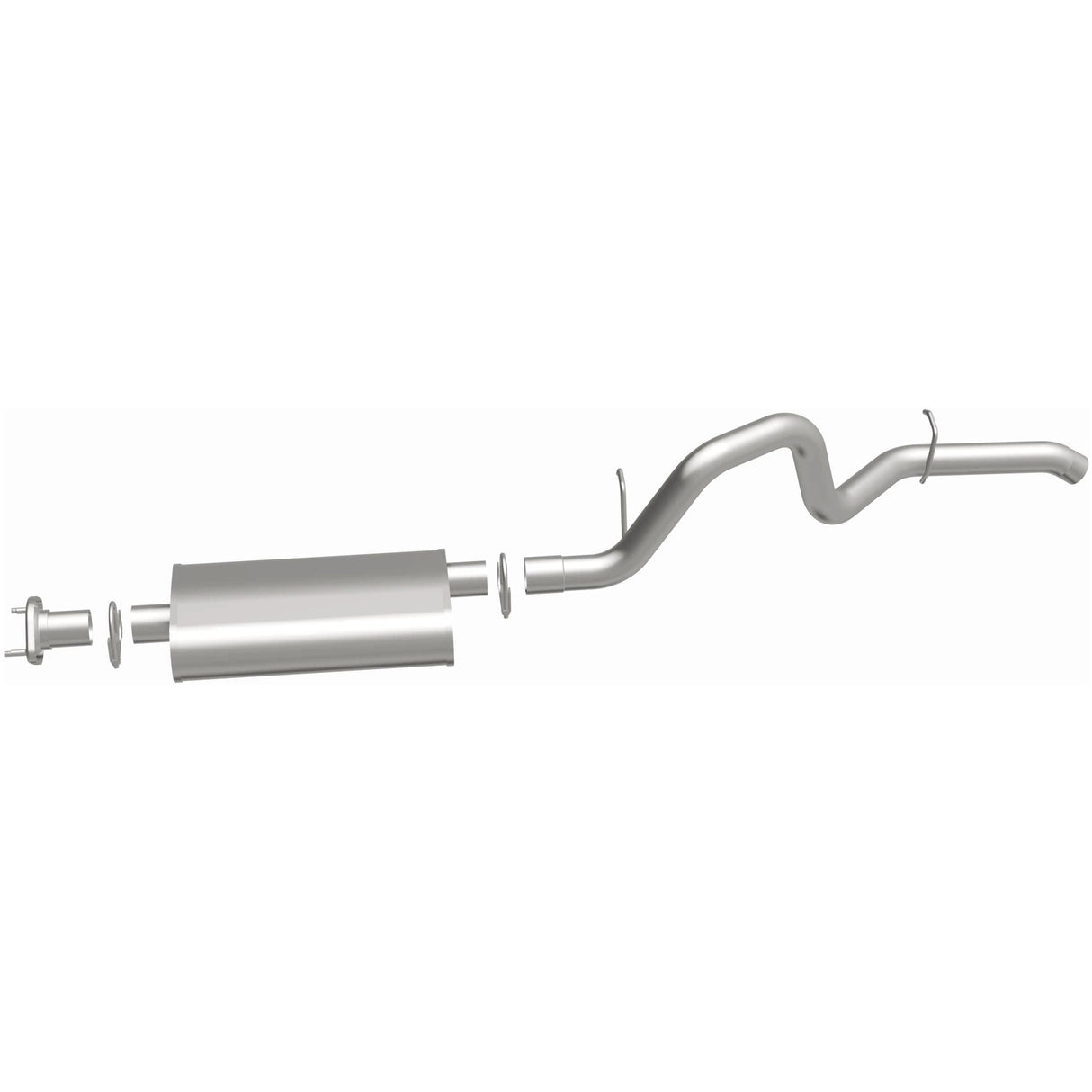 BRExhaust 1997-2006 Jeep Wrangler Direct-Fit Replacement Exhaust System BRExhaust Exhaust System Kit AXOPROS