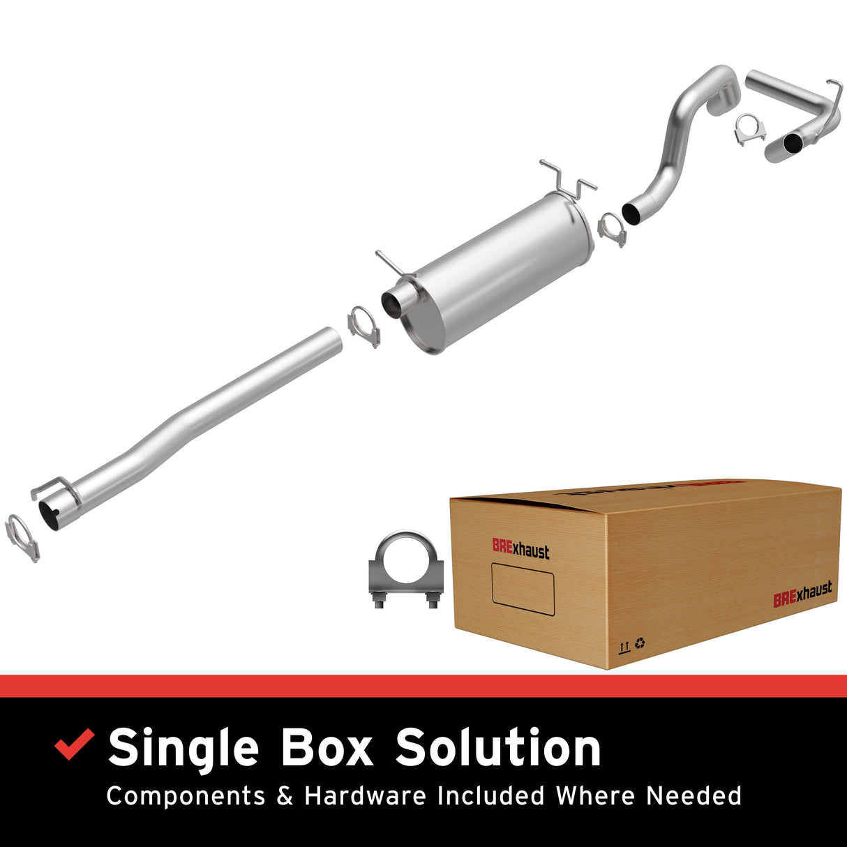 BRExhaust 1997-2007 Ford Direct-Fit Replacement Exhaust System BRExhaust Exhaust System Kit AXOPROS