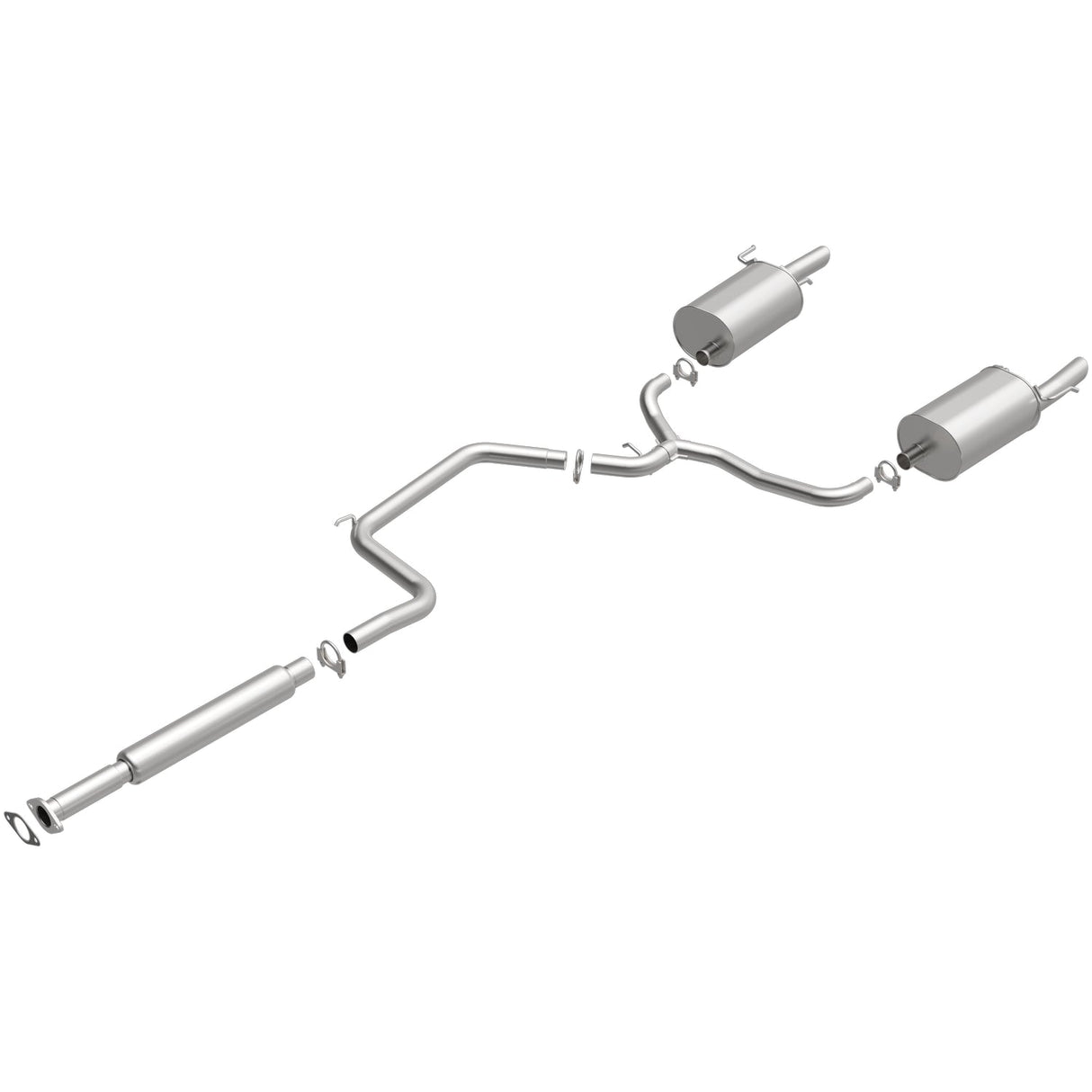 BRExhaust 2000-2002 Chevrolet Monte Carlo 3.8L Direct-Fit Replacement Exhaust System BRExhaust Exhaust System Kit  AXOPROS