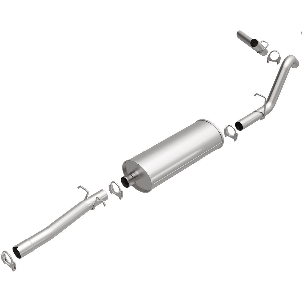 BRExhaust 2000-2003 Dodge Dakota 3.9L Direct-Fit Replacement Exhaust System BRExhaust Exhaust System Kit  AXOPROS