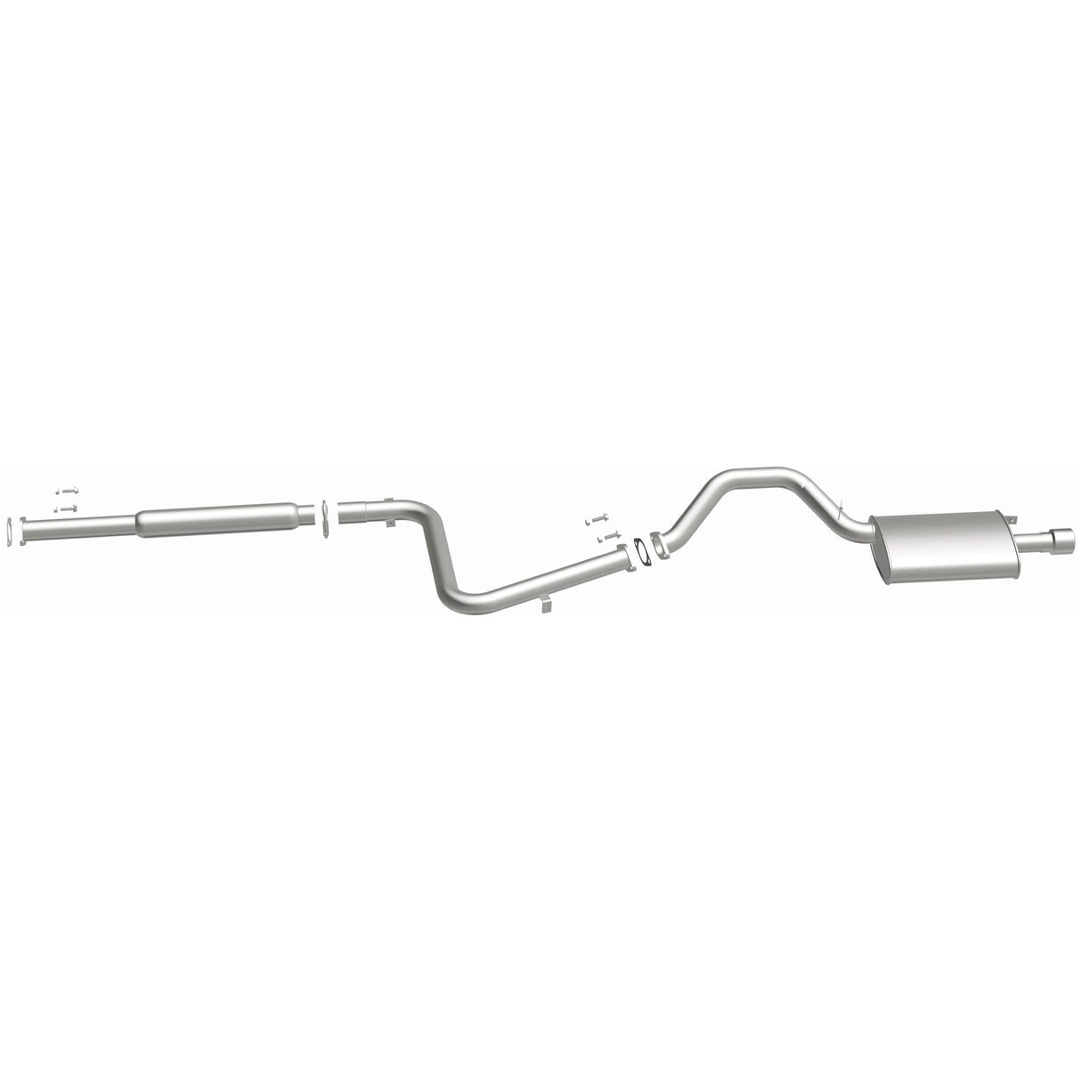 BRExhaust 2001-2005 Mitsubishi Eclipse Direct-Fit Replacement Exhaust System BRExhaust Exhaust System Kit  AXOPROS