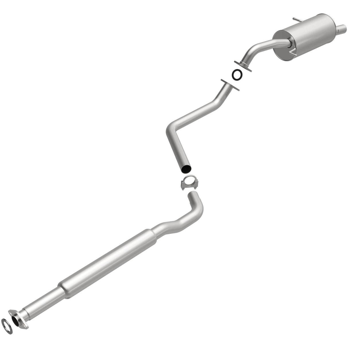 BRExhaust 2002-2003 Mazda Protege5 2.0L Direct-Fit Replacement Exhaust System BRExhaust Exhaust System Kit AXOPROS