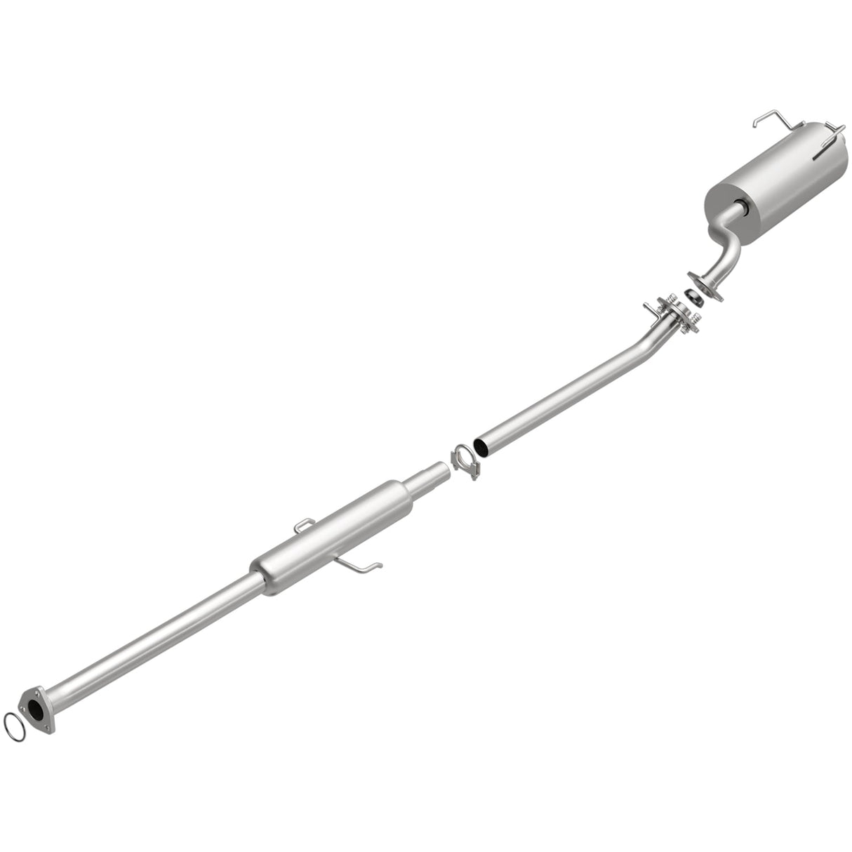 BRExhaust 2002-2004 Honda CR-V 2.4L Direct-Fit Replacement Exhaust System BRExhaust Exhaust System Kit AXOPROS