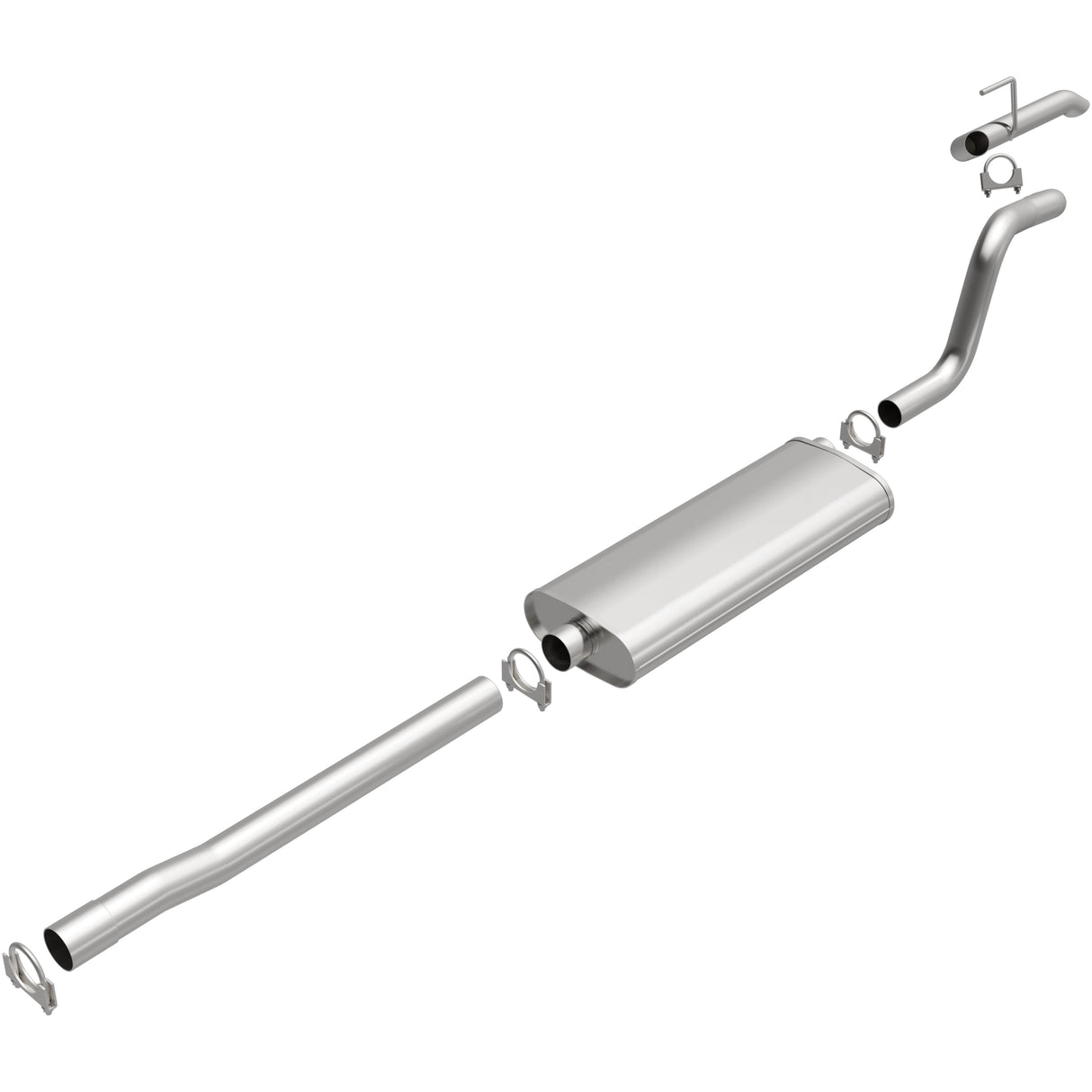 BRExhaust 2003-2004 Jeep Grand Cherokee 4.7L Direct-Fit Replacement Exhaust System BRExhaust Exhaust System Kit AXOPROS