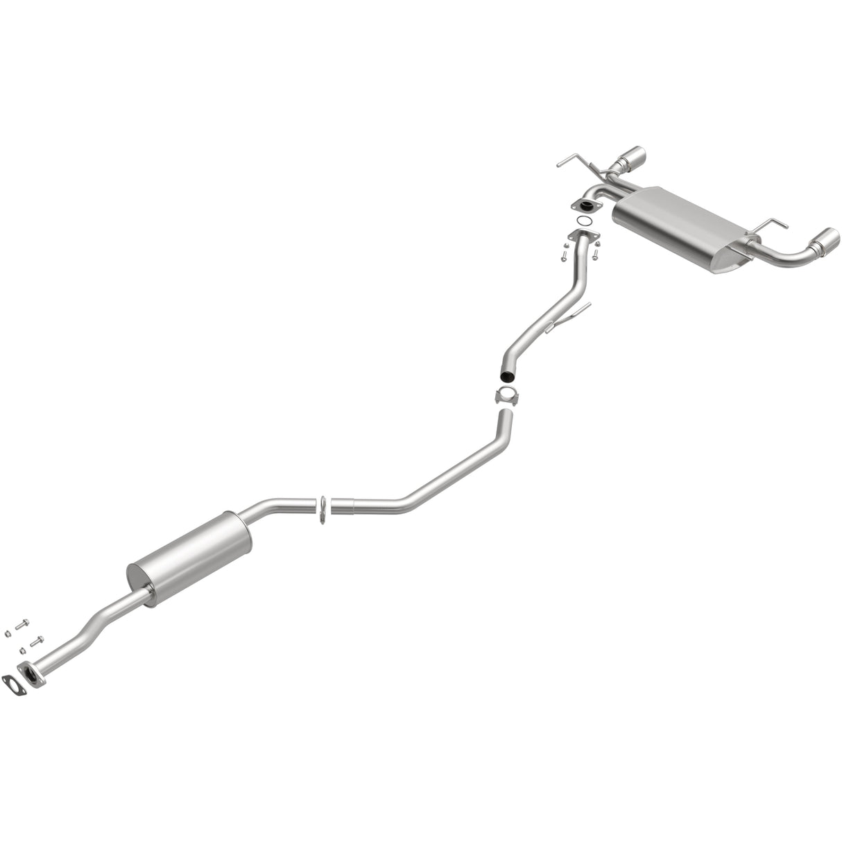 BRExhaust 2003-2007 Nissan Murano 3.5L Direct-Fit Replacement Exhaust System BRExhaust Exhaust System Kit AXOPROS
