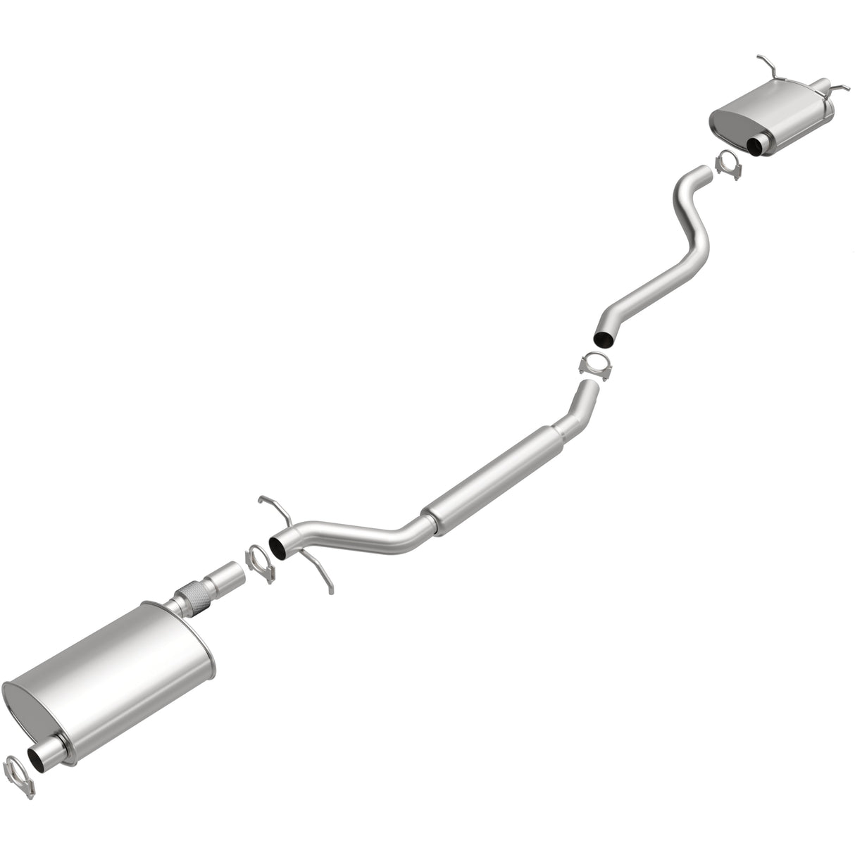 BRExhaust 2004-2006 Chrysler Pacifica 3.5L Direct-Fit Replacement Exhaust System BRExhaust Exhaust System Kit AXOPROS