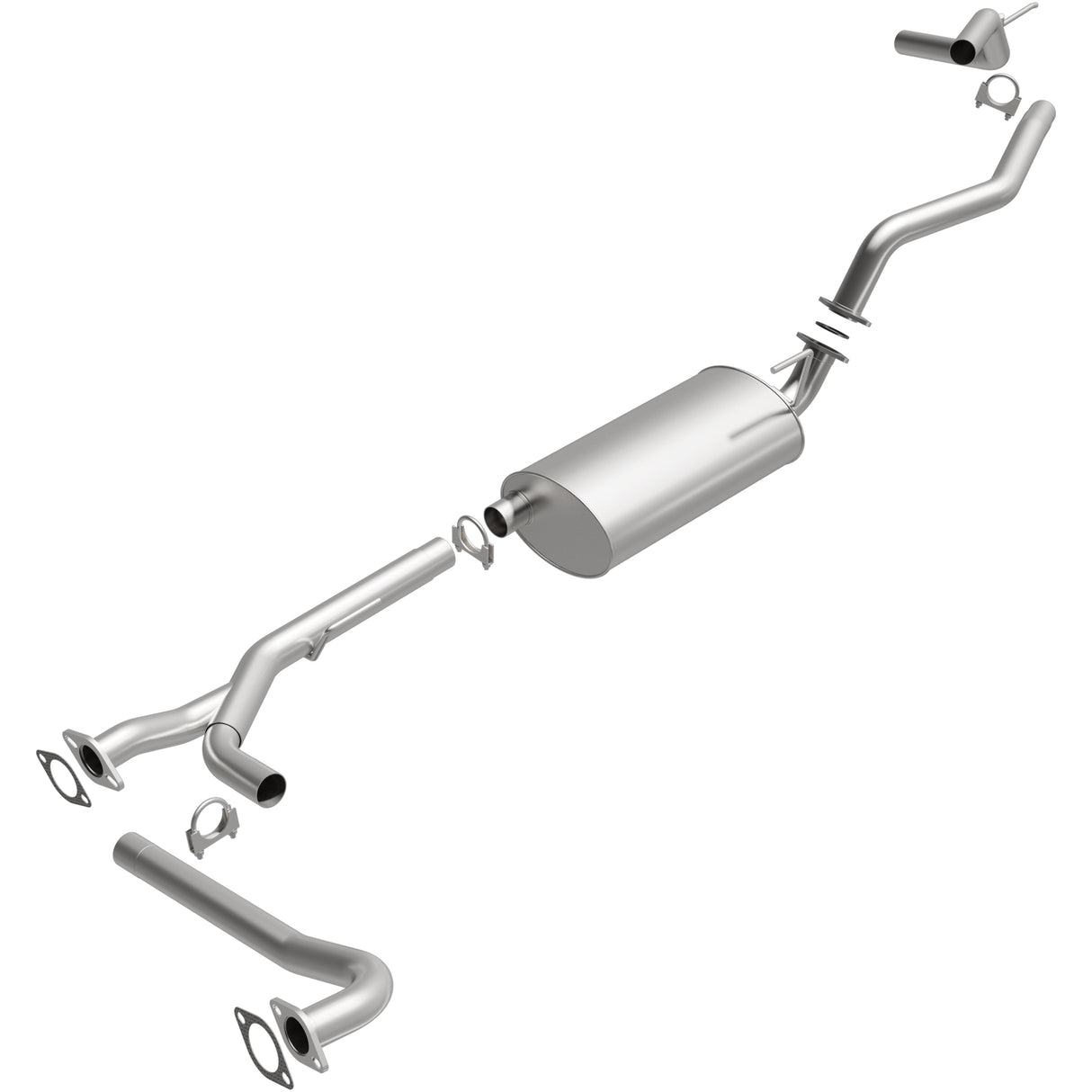 BRExhaust 2004-2006 INFINITI QX56 5.6L Direct-Fit Replacement Exhaust System BRExhaust Exhaust System Kit AXOPROS