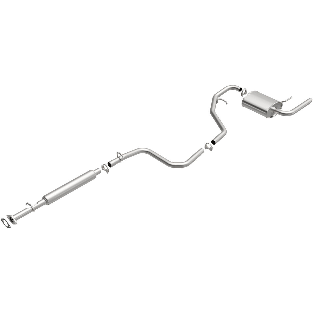 BRExhaust 2005-2006 Chevrolet Malibu 3.5L Direct-Fit Replacement Exhaust System BRExhaust Exhaust System Kit  AXOPROS