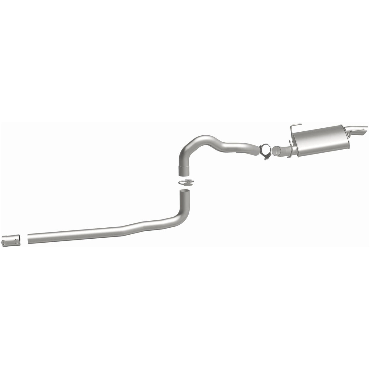 BRExhaust 2005-2009 Ford Mustang 4.0L Direct-Fit Replacement Exhaust System BRExhaust Exhaust System Kit AXOPROS