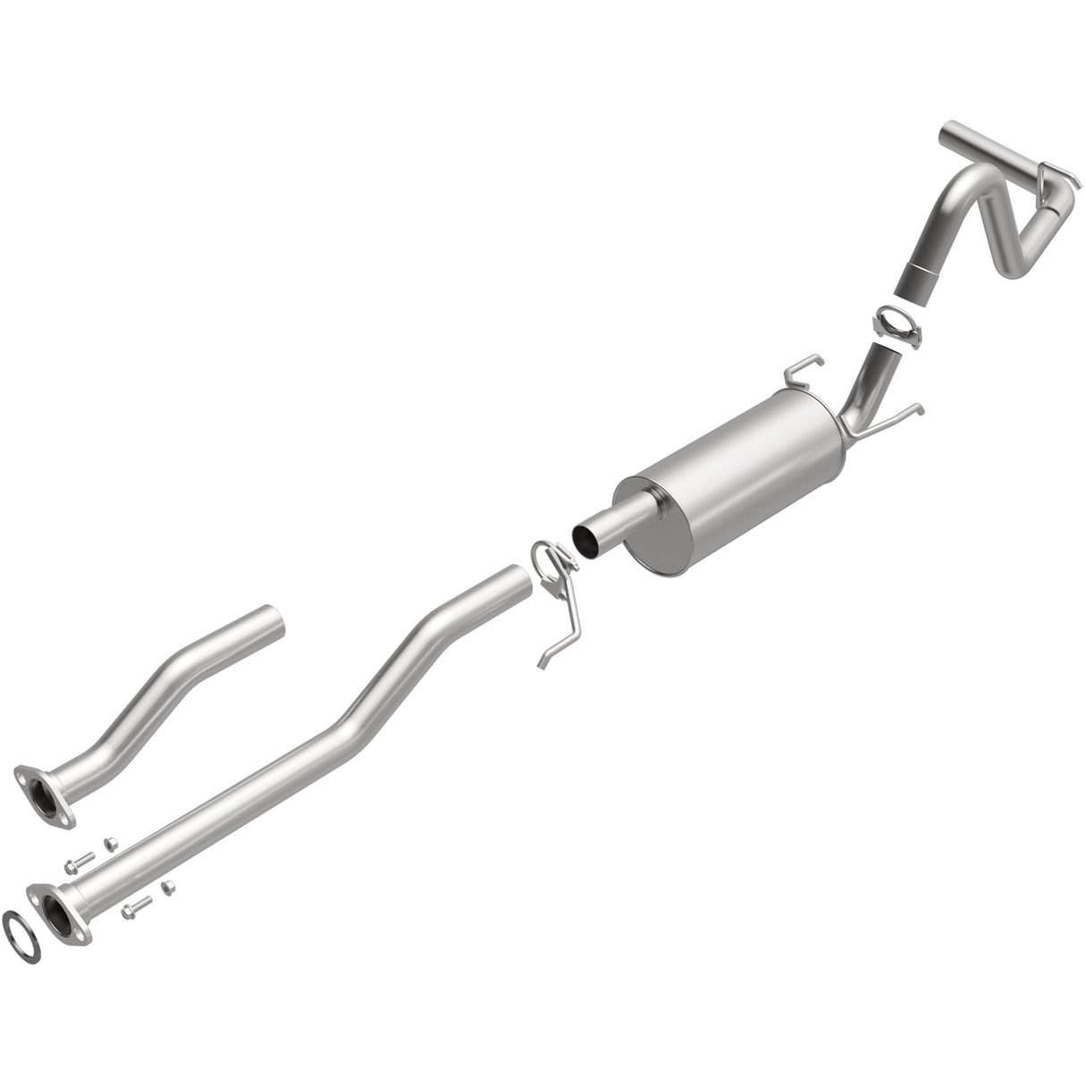 BRExhaust 2005-2012 Toyota Tacoma 2.7L Direct-Fit Replacement Exhaust System BRExhaust Exhaust System Kit AXOPROS