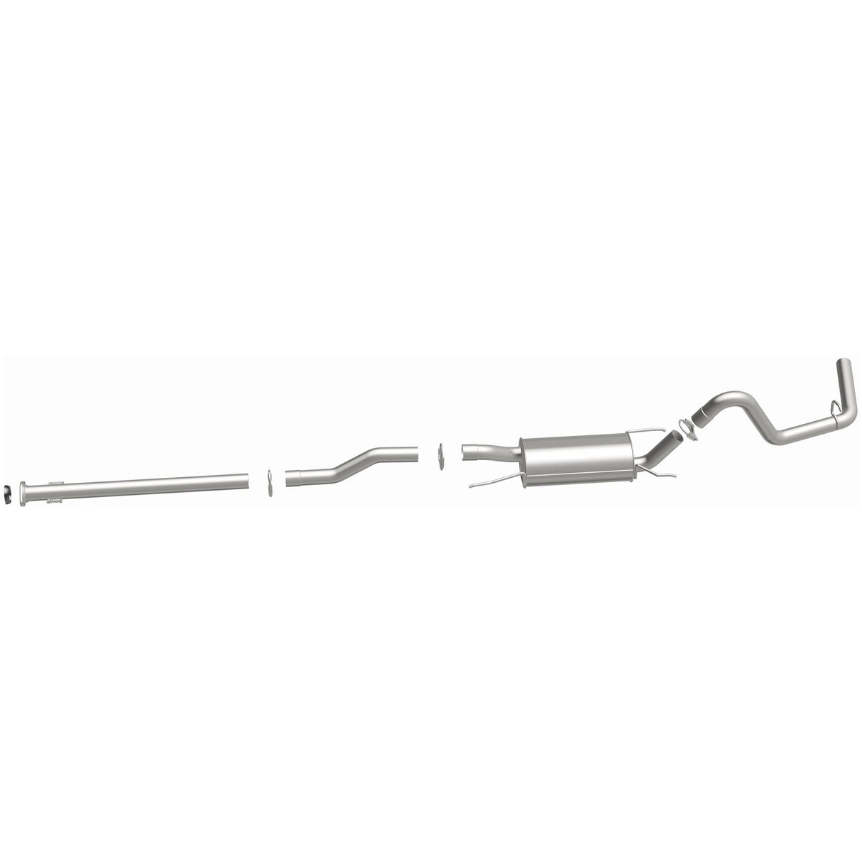 BRExhaust 2005-2012 Toyota Tacoma 4.0L Direct-Fit Replacement Exhaust System BRExhaust Exhaust System Kit AXOPROS