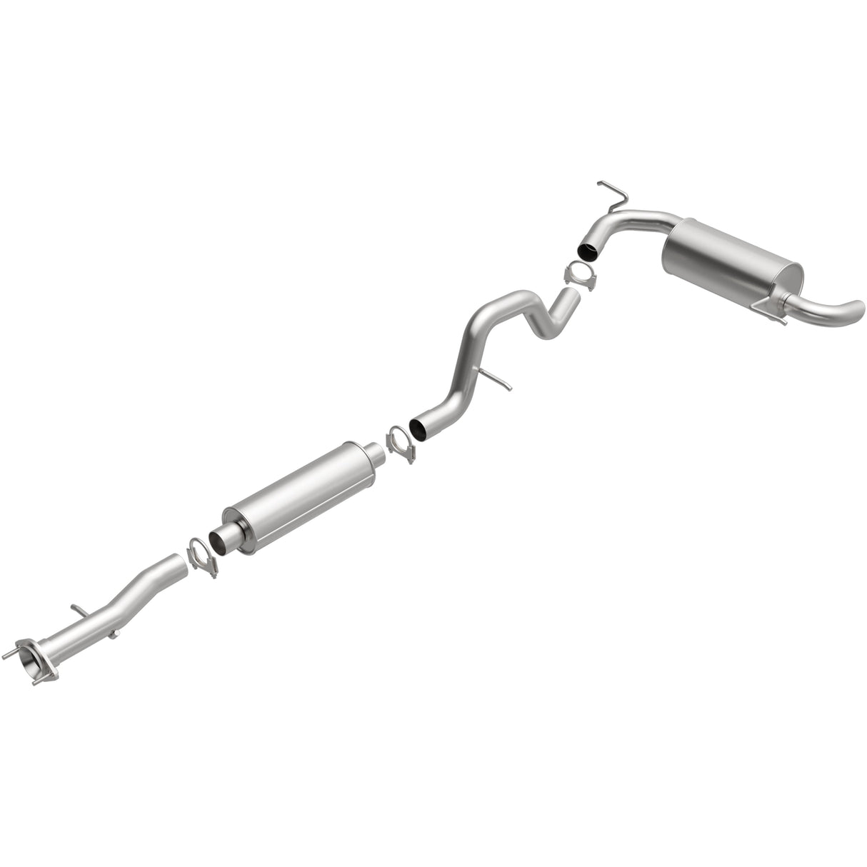 BRExhaust 2006-2007 Hummer H3 Direct-Fit Replacement Exhaust System BRExhaust Exhaust System Kit AXOPROS