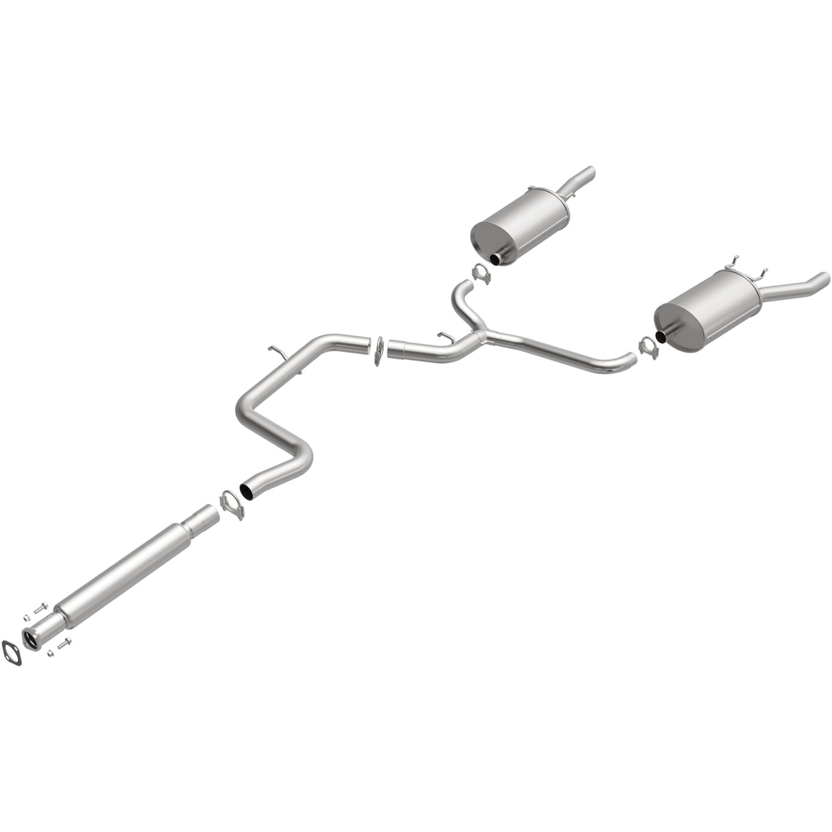 BRExhaust 2006-2011 Chevrolet Impala Direct-Fit Replacement Exhaust System BRExhaust Exhaust System Kit AXOPROS