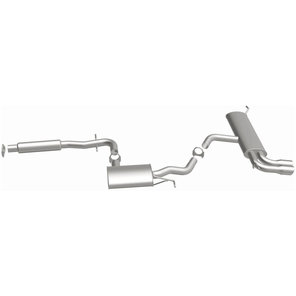 BRExhaust 2006-2014 Volkswagen Direct-Fit Replacement Exhaust System BRExhaust Exhaust System Kit AXOPROS
