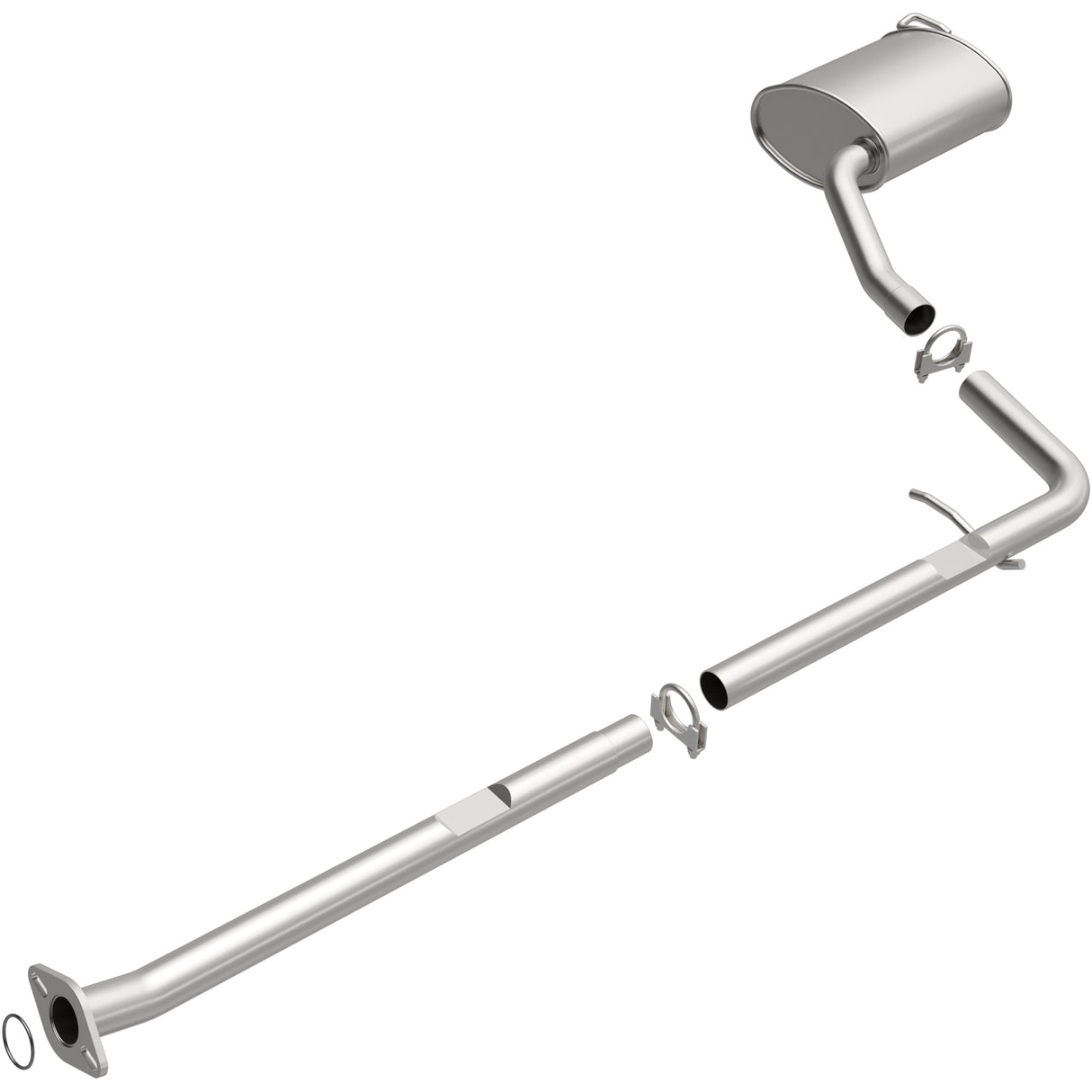 BRExhaust 2011-2014 Hyundai Sonata Direct-Fit Replacement Exhaust System BRExhaust Exhaust System Kit AXOPROS