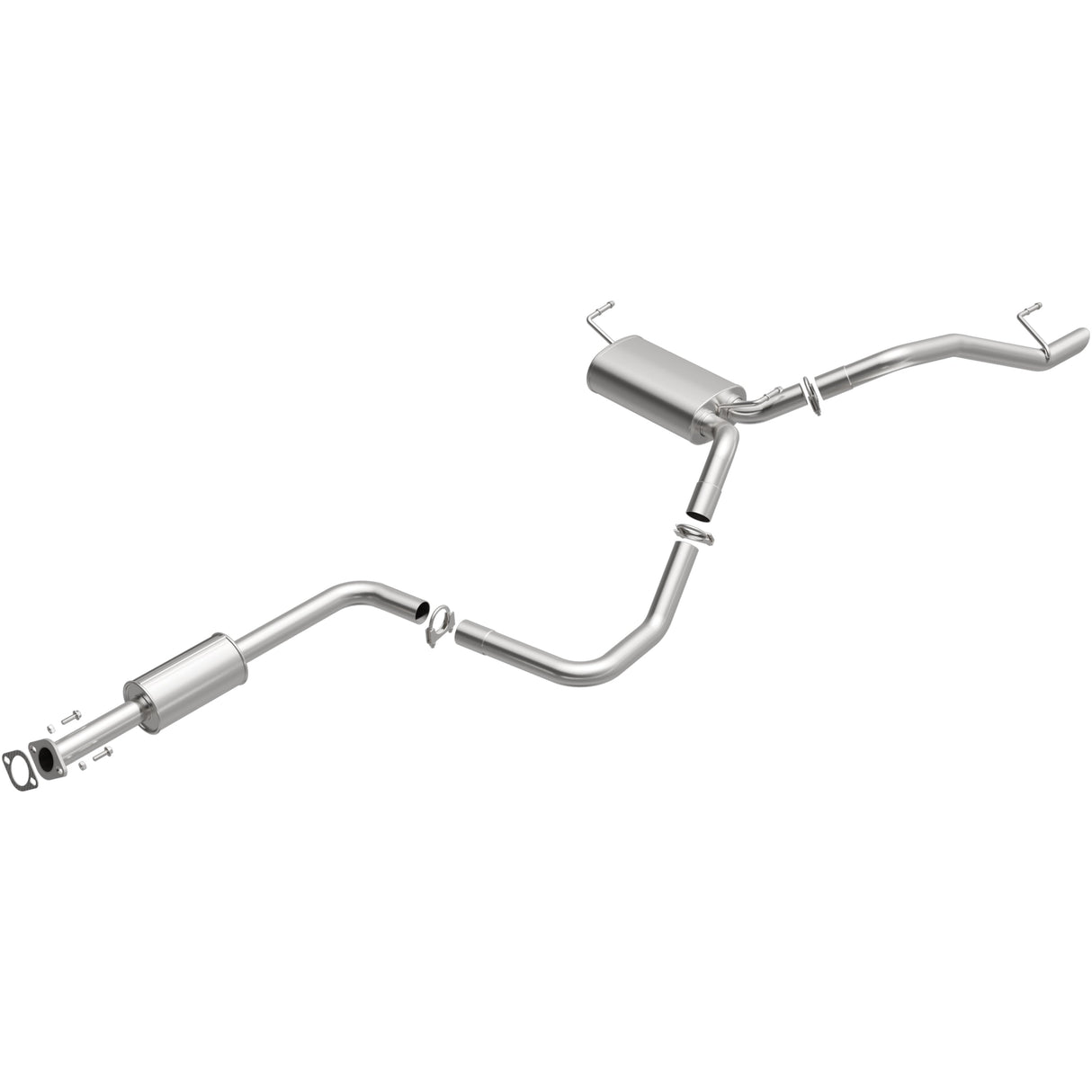 BRExhaust 2011-2015 Chevrolet Cruze Direct-Fit Replacement Exhaust System BRExhaust Exhaust System Kit AXOPROS