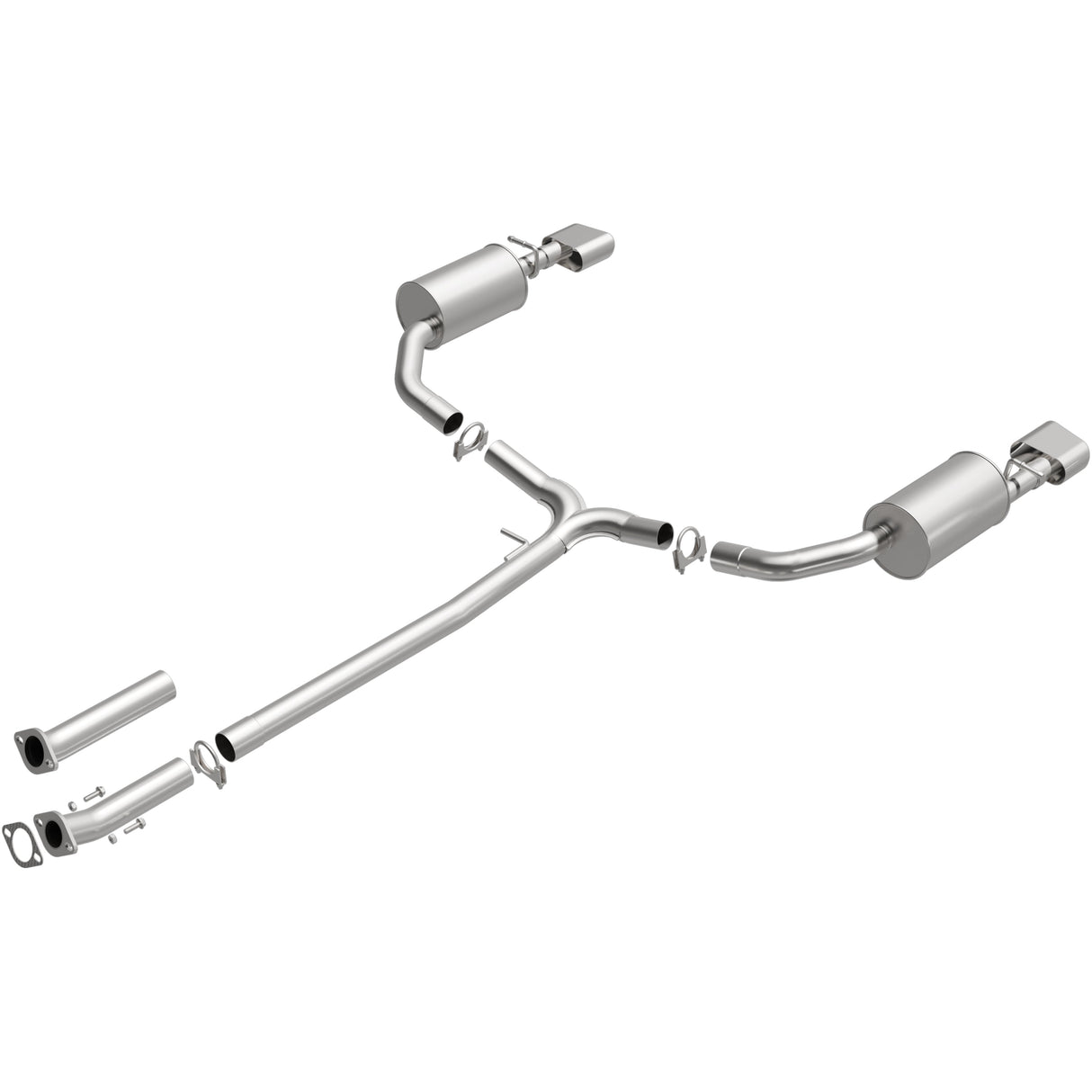 BRExhaust 2011-2016 Kia Optima Direct-Fit Replacement Exhaust System BRExhaust Exhaust System Kit AXOPROS