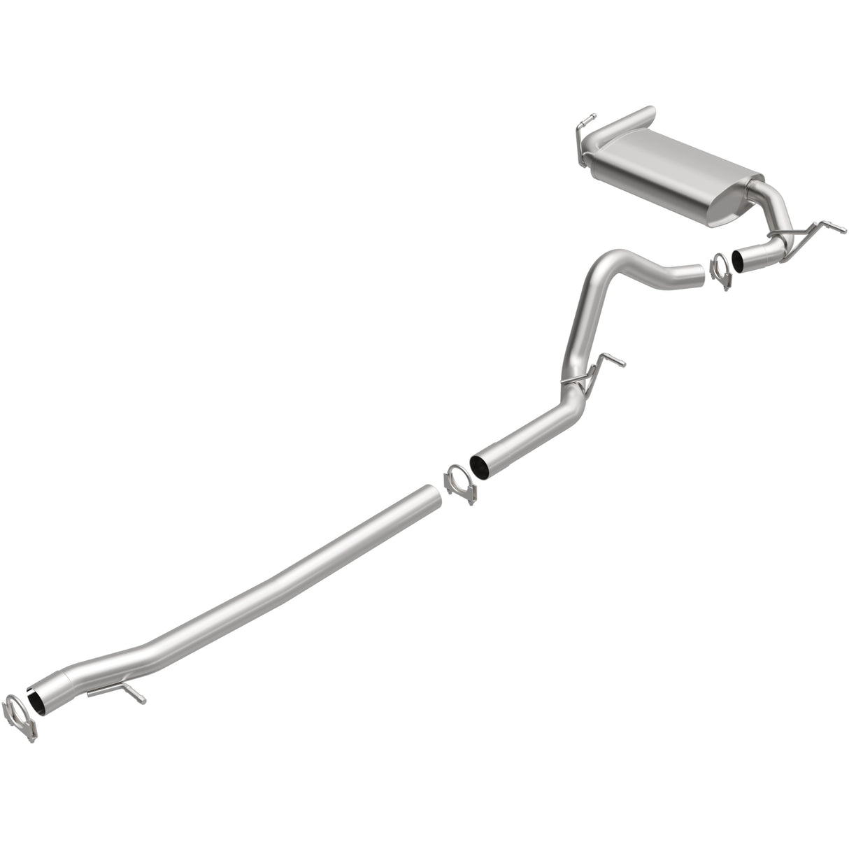 BRExhaust 2012-2018 Jeep Direct-Fit Replacement Exhaust System BRExhaust Exhaust System Kit AXOPROS