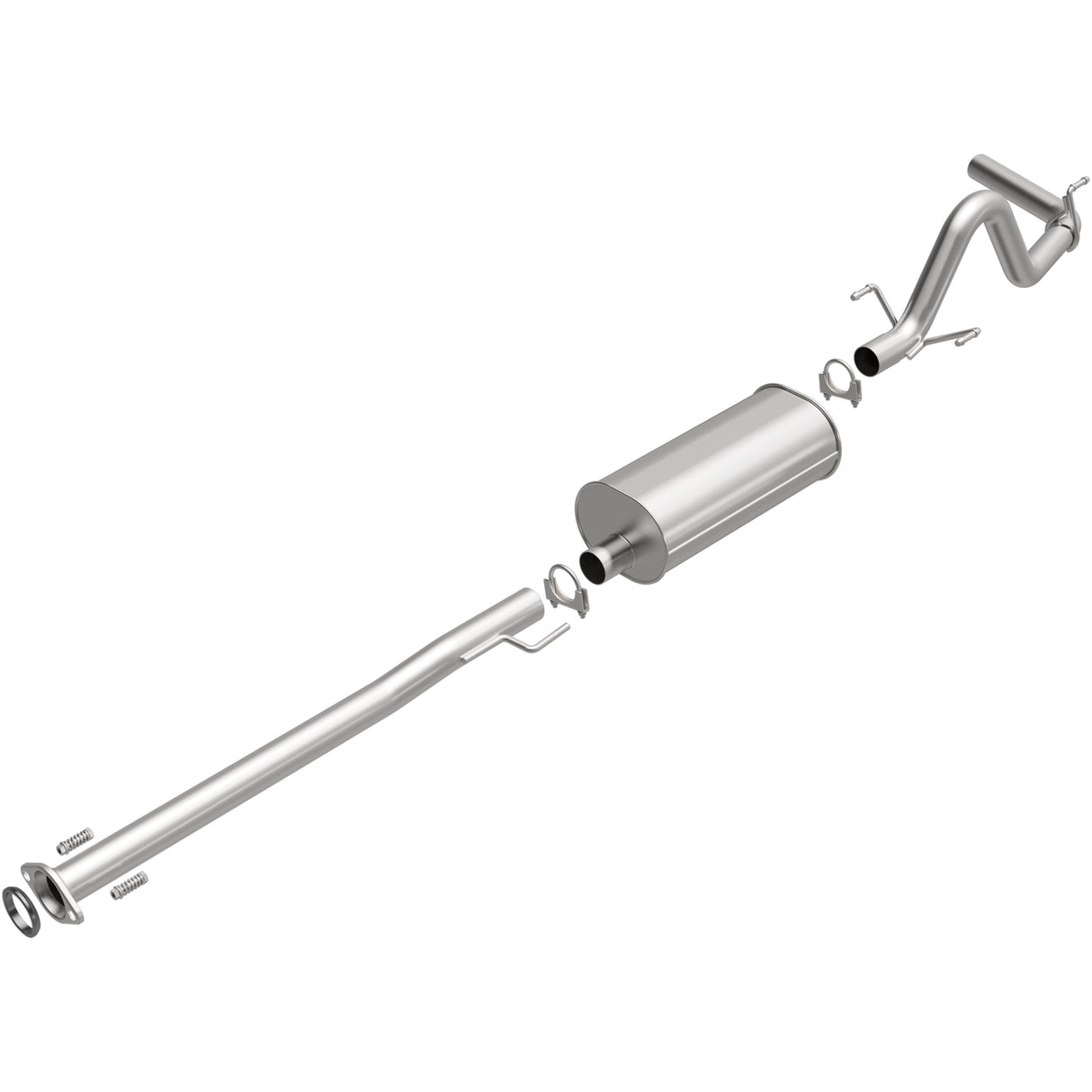 BRExhaust 2013-2015 Toyota Tacoma 4.0L Direct-Fit Replacement Exhaust System BRExhaust Exhaust System Kit  AXOPROS