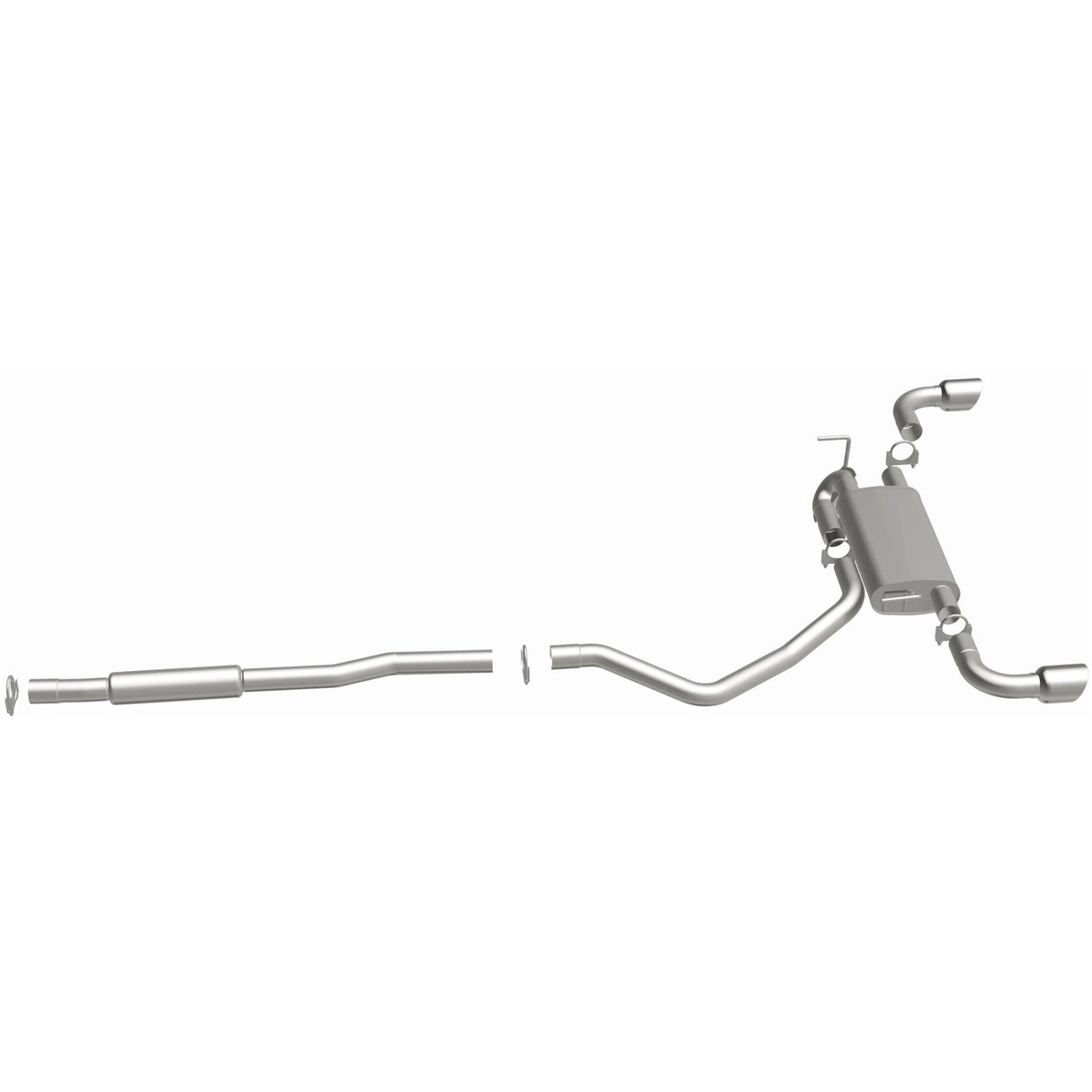 BRExhaust 2014-2022 Jeep Cherokee 3.2L Direct-Fit Replacement Exhaust System BRExhaust Exhaust System Kit AXOPROS