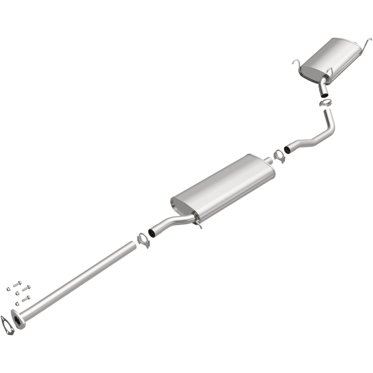 BRExhaust Direct-Fit Replacement Exhaust System 106-0277 BRExhaust Exhaust System Kit AXOPROS