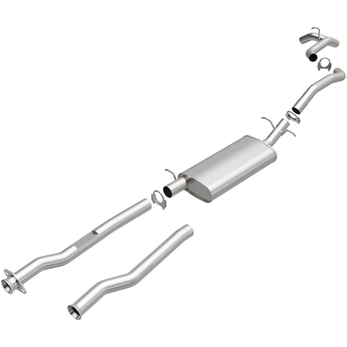 BRExhaust Direct-Fit Replacement Exhaust System 106-0486 BRExhaust Exhaust System Kit AXOPROS