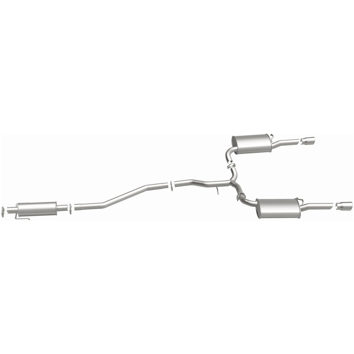 BRExhaust Direct-Fit Replacement Exhaust System 106-0642 BRExhaust Exhaust System Kit AXOPROS