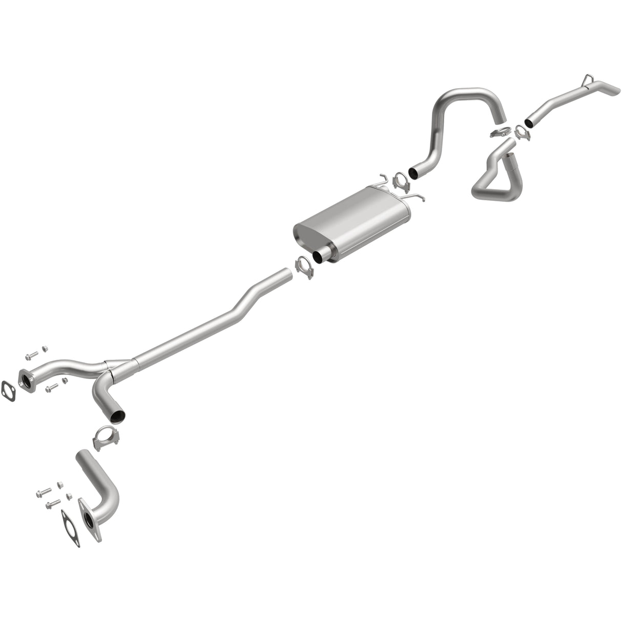 BRExhaust Direct-Fit Replacement Exhaust System 106-0690 BRExhaust Exhaust System Kit AXOPROS