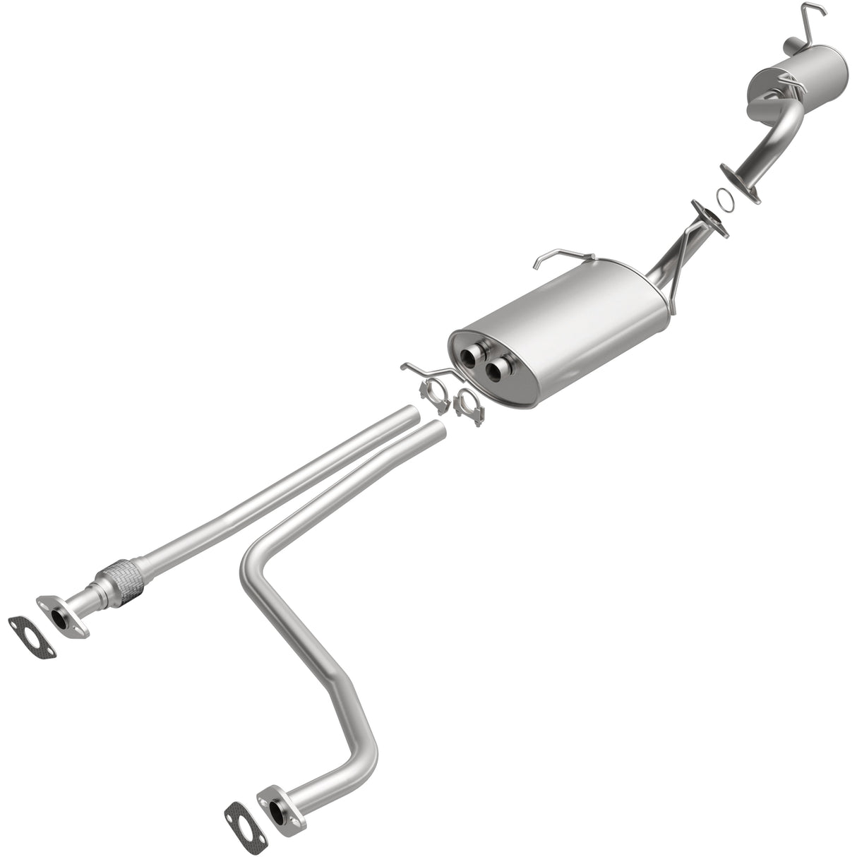 BRExhaust Direct-Fit Replacement Exhaust System 106-0712 BRExhaust Exhaust System Kit AXOPROS