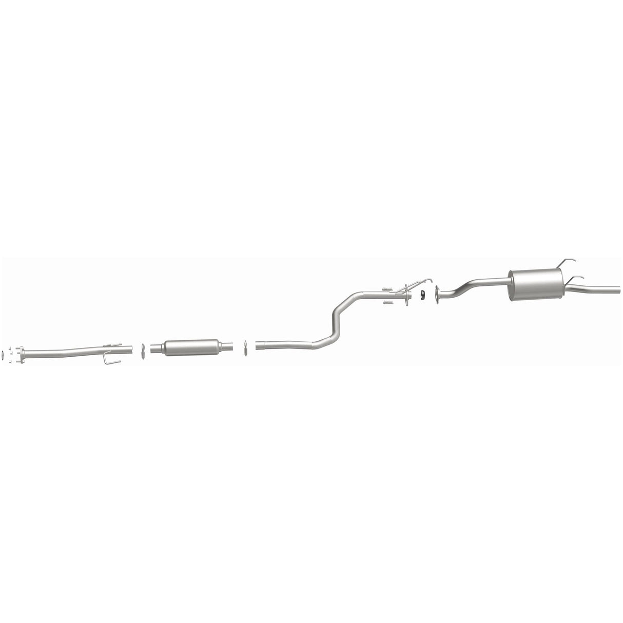BRExhaust Direct-Fit Replacement Exhaust System 106-0727 BRExhaust Exhaust System Kit AXOPROS