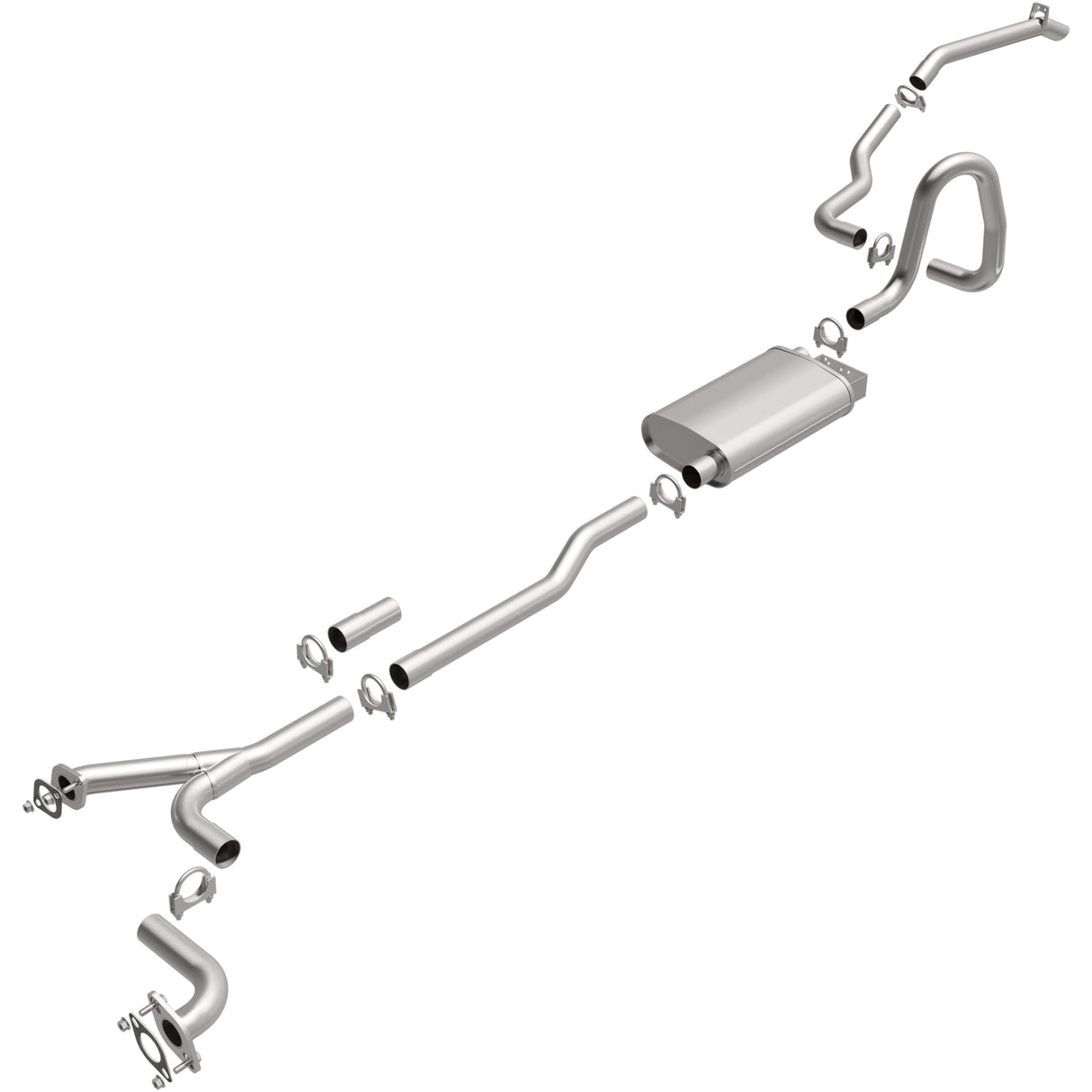 BRExhaust Direct-Fit Replacement Exhaust System 106-0731 BRExhaust Exhaust System Kit AXOPROS