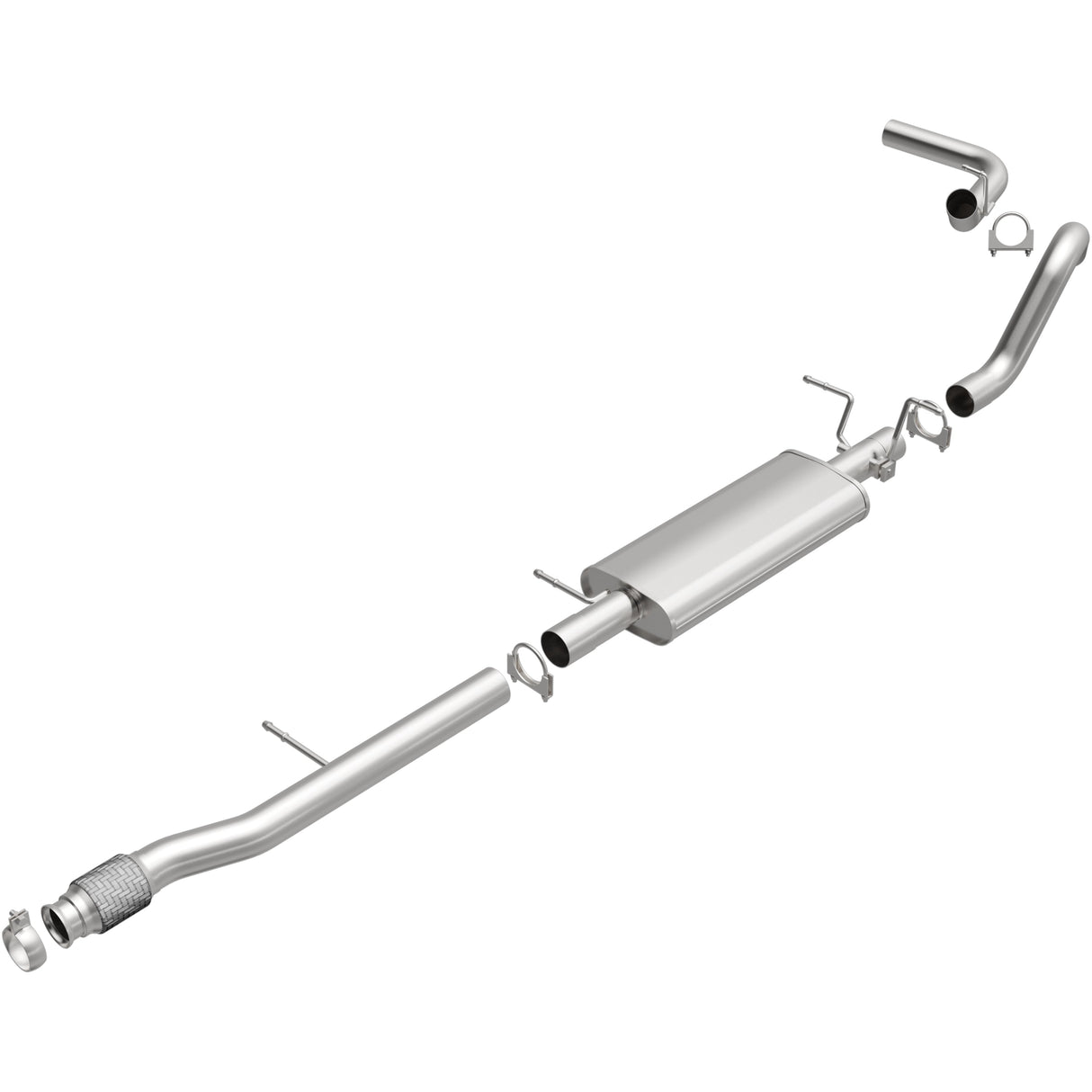 BRExhaust Direct-Fit Replacement Exhaust System 106-0747 BRExhaust Exhaust System Kit AXOPROS