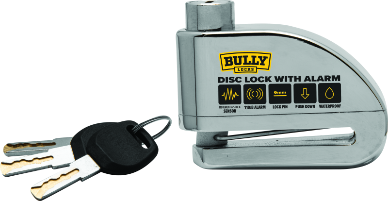 Bully Lock Disc Alarm - 6mm BikeMaster Security Locks  AXOPROS
