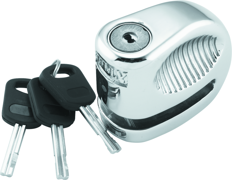 Bully Lock Disc Chrome w/ Pouch - 5.5mm BikeMaster Security Locks AXOPROS