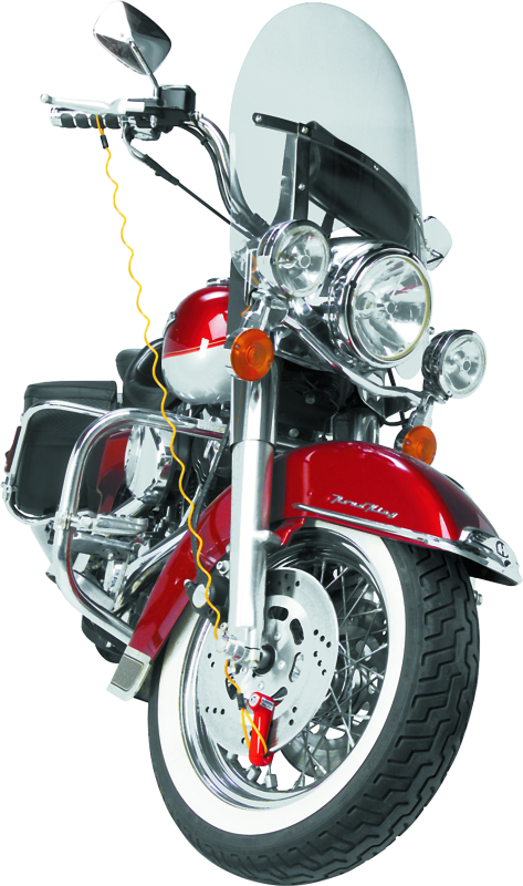 Bully Lock Disc Reminder 4in Lock - Yellow BikeMaster Security Locks AXOPROS